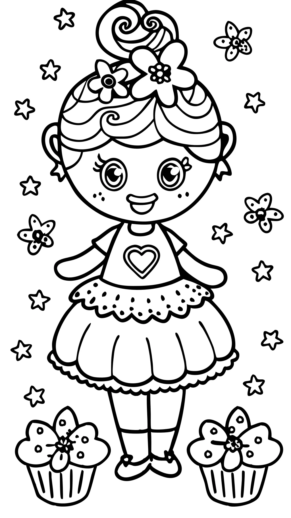 pinkalicious coloring page